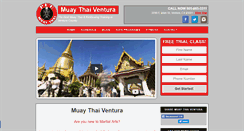 Desktop Screenshot of muaythaiventura.com